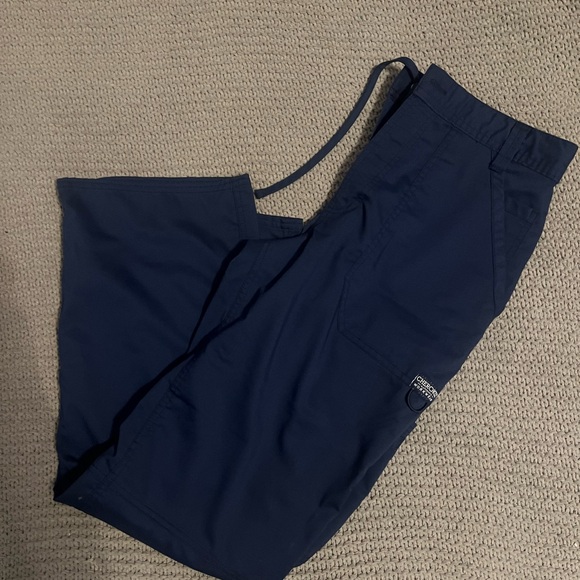 Choices Dark Blue Cargo Pants for Men - Picture 4 of 4
